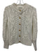 Tuckernuck Size S Cream White Cotton Blend Cable Knit Ribbed Hem Sweater Cream White / S