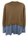 Veronica Beard Size XS Beige, Blue & White wool & cotton blend Knit Striped Top Beige, Blue & White / XS