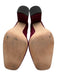 J. Crew Shoe Size 8.5 Burgundy Red Leather Upper Snakeskin Embossed Pumps Burgundy Red / 8.5