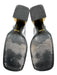 Gucci Shoe Size 38.5 Silver Leather Upper Metallic Horsebit Slingbacks Silver / 38.5