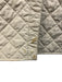 Ann Mashburn Size Small Light Gray Polyester Snap Button Quilted Collar Vest Light Gray / Small