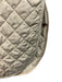 Ann Mashburn Size Small Light Gray Polyester Snap Button Quilted Collar Vest Light Gray / Small