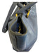Prada Navy Blue Leather Top Handle Triangle Logo Crossbody Strap Tote Bag Navy Blue / XL