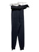 Self Portrait Size 4 Black Viscose Blend Knit Pockets Belted Jogger Pants Black / 4