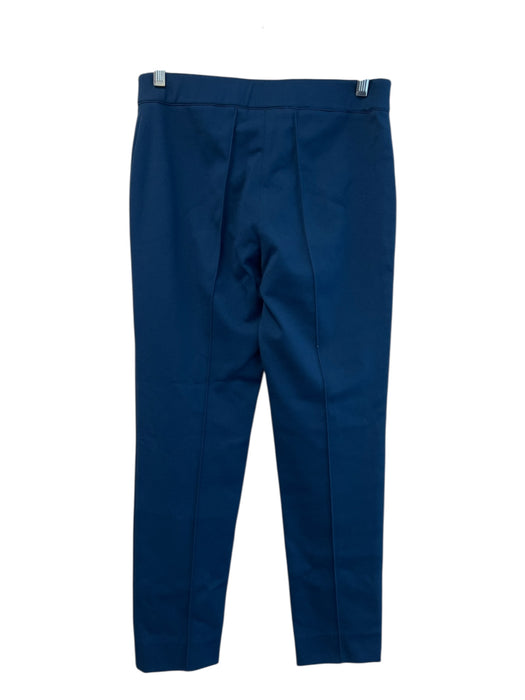 Akris Size 4 Ocean Blue Viscose Blend High Rise zip fly Straight Leg Pants Ocean Blue / 4