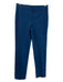 Akris Size 4 Ocean Blue Viscose Blend High Rise zip fly Straight Leg Pants Ocean Blue / 4