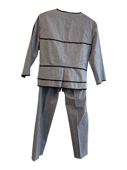 Helios & Luna Size 4 Gray No Fabric Tag Hook & Eye Ribbon Detail Pant Set Gray / 4