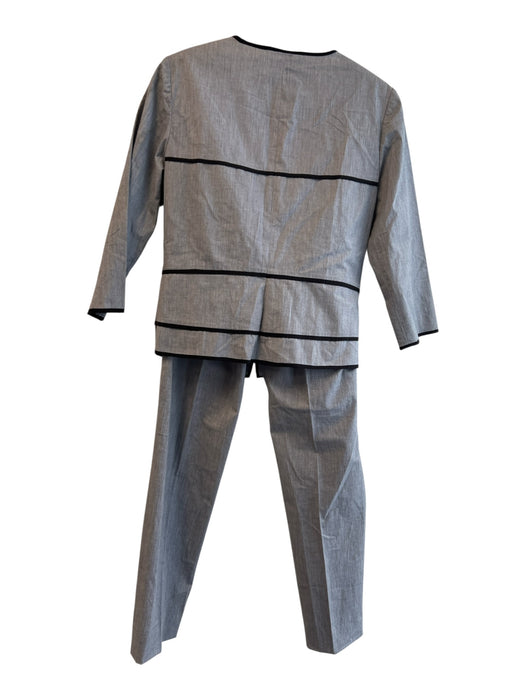 Helios & Luna Size 4 Gray No Fabric Tag Hook & Eye Ribbon Detail Pant Set Gray / 4