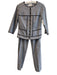 Helios & Luna Size 4 Gray No Fabric Tag Hook & Eye Ribbon Detail Pant Set Gray / 4