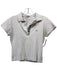 Burberry Size M Baby Pink Cotton Short Sleeve Nova Check Detail Cropped Polo Top Baby Pink / M