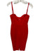 Nookie Size S Red Polyester Blend Spaghetti Strap Boned Back Zip Dress Red / S