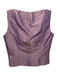 Tara Jarmon Size 36 purple & pink Silk Side Zip Jacquard Straight Leg Pant Set purple & pink / 36