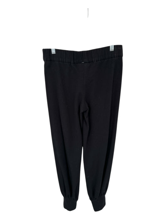 Normakamali Size S Black Cotton Elastic Waist Jogger Athletic Pants Black / S