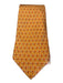 Ferragamo Orange Silk Fly's Men's Ties Orange
