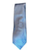 Miller Brothers Light Blue & Orange Print Silk Dots Men's Ties Light Blue & Orange Print