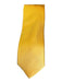 Facconable Yellow Silk Solid Men's Ties Yellow