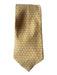 Ferragamo Yellow Silk Abstract Men's Ties Yellow