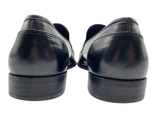 Ferragamo Shoe Size 10.5EE AS IS Black Leather Solid Dress Men's Shoes Black / 10.5EE
