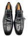 Ferragamo Shoe Size 10.5EE AS IS Black Leather Solid Dress Men's Shoes Black / 10.5EE