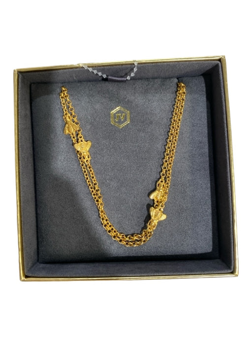 Julie Vos Gold Plated Nickel Long Necklace Gold Plated
