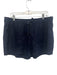 J Crew Size L Navy Blue Linen & Lyocell Elastic Drawstring Waist Pockets Shorts Navy Blue / L