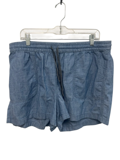 J Crew Size XL Light Wash Cotton Chambray Pockets Shorts Light Wash / XL