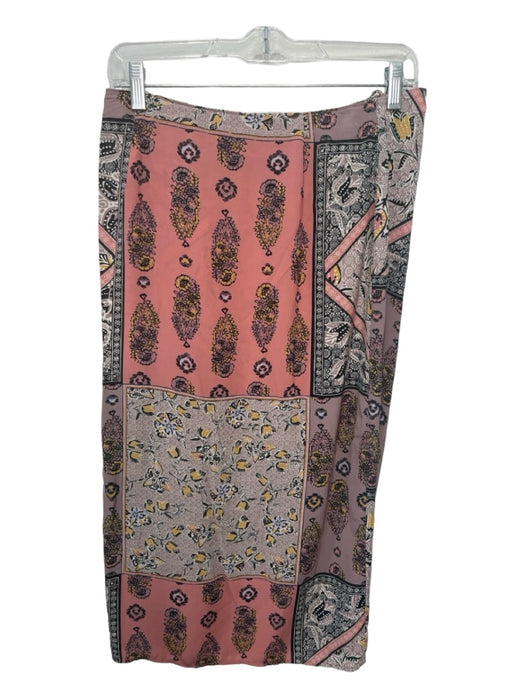 sessun Size 40 purple & pink Viscose Paisley Wrap Midi Skirt purple & pink / 40