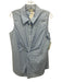 Neiman Marcus Size 10 Light blue & white Cotton Sleeveless Checked Top Light blue & white / 10