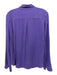 XiRENA Size S Purple Cotton Wrinkle Affect Long Sleeve Button Up Top Purple / S