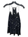 Cami NYC Size S Black & White Silk Spaghetti Strap stars Lace Trim Slip Top Top Black & White / S