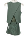 Blaque Label Size XS Green Polyester Sleeveless Surplice Knee Length Dress Green / XS