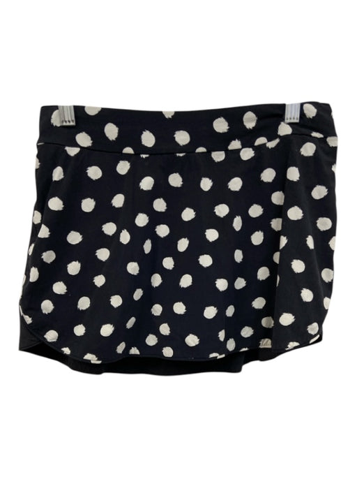 Outdoor Voices Size XS Black & White Nylon & Spandex Elastic Waist Skort Black & White / XS