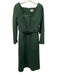 Tuckernuck Size XS Green Cotton & Polyester Long Sleeve Flap Pocket Midi Dress Green / XS