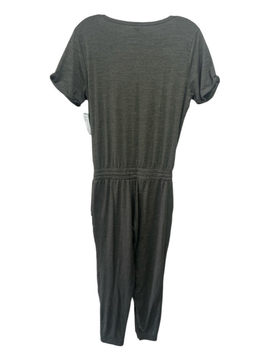 Vuori Size XS Gray Green Polyester Blend Heathered Drawstring Waist Jumpsuit Gray Green / XS