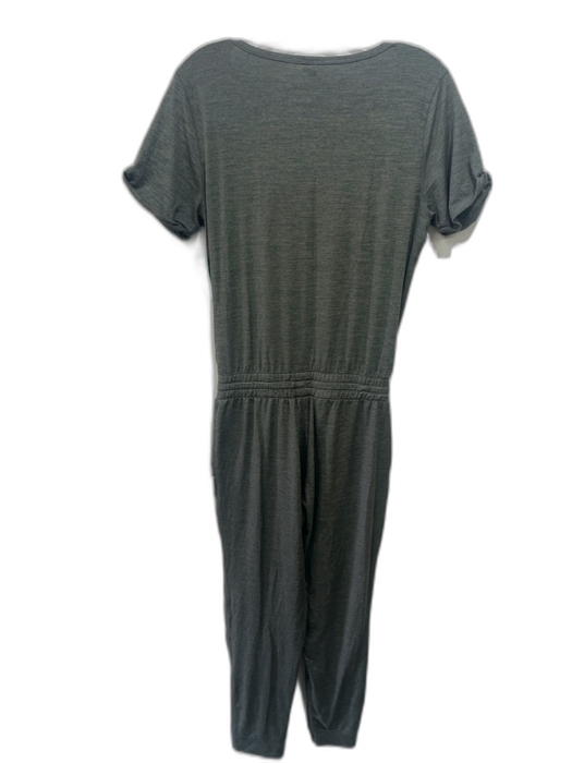 Vuori Size XS Gray Green Polyester Blend Heathered Drawstring Waist Jumpsuit Gray Green / XS