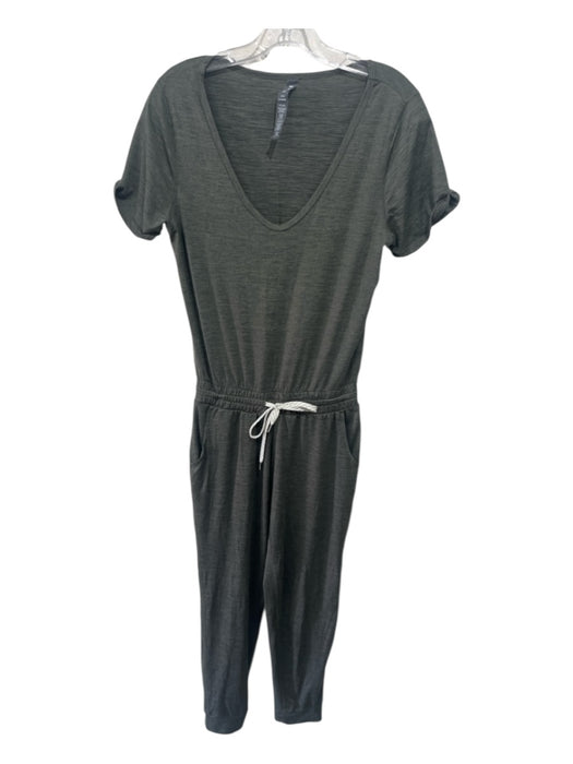 Vuori Size XS Gray Green Polyester Blend Heathered Drawstring Waist Jumpsuit Gray Green / XS