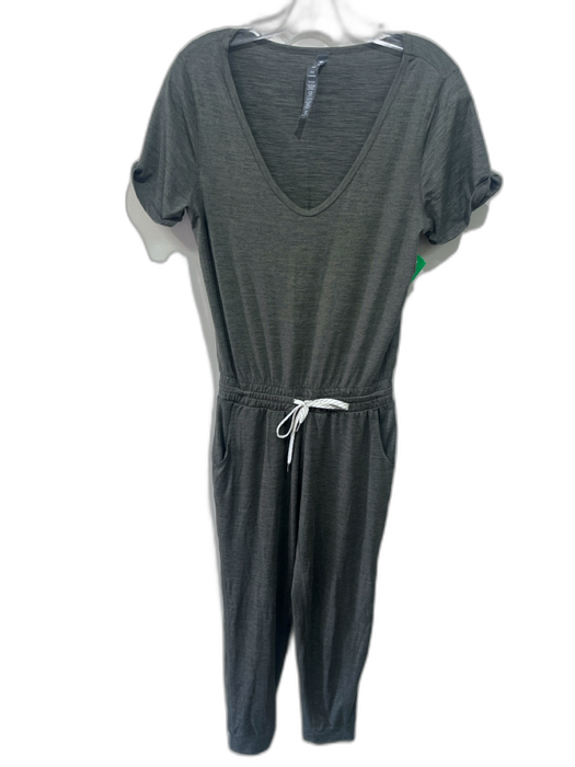 Vuori Size XS Gray Green Polyester Blend Heathered Drawstring Waist Jumpsuit Gray Green / XS