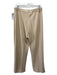 St John Collection Size 14 Tan Beige Wool Blend Elastic Waist Knit Pants Tan Beige / 14