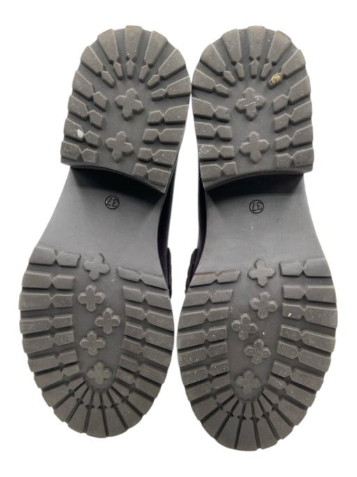 Salvia Morgan Shoe Size 37 Brown & Tan Leather Colorblock Almond Toe Loafers Brown & Tan / 37