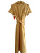 Julia Allert Size Medium Yellow Polyester Short Sleeve Pocket Collared Dress Yellow / Medium