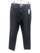 RE/DONE Size 27 Black Cotton Denim High Rise Zip Fly Slim Straight Jeans Black / 27