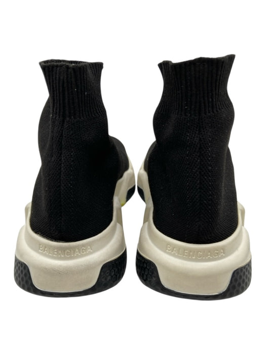 Balenciaga Shoe Size 7 Black & White textile upper Sock Ankle Logo Sneakers Black & White / 7