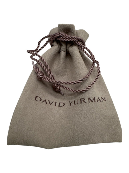 David Yurman Silver 925 Sterling Silver Twisted Cable Bracelet Silver