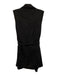 Commense Size XS Black Rayon Blend Sash Wrap Vest Black / XS
