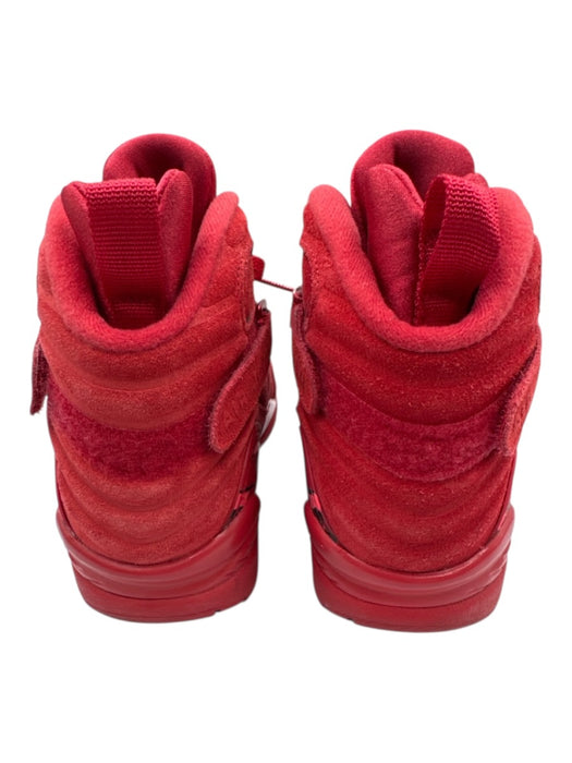 Air Jordan Shoe Size 7 Red Leather Suede Lace Up Velcro Strap High Top Sneakers Red / 7