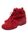 Air Jordan Shoe Size 7 Red Leather Suede Lace Up Velcro Strap High Top Sneakers Red / 7