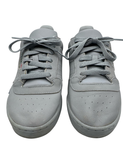 Adidas Shoe Size 7 Slate Blue Leather Lace Up Low Top Perforated Sneakers Slate Blue / 7