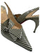 Christian Louboutin Shoe Size 38 Cream & Black Patent Leather Slingbacks Pumps Cream & Black / 38
