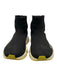 Balenciaga Shoe Size 7 Black & White Synthetic Knit Chunky Heel Sock Sneakers Black & White / 7