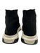 Balenciaga Shoe Size 7 Black & White Synthetic Knit Chunky Heel Sock Sneakers Black & White / 7